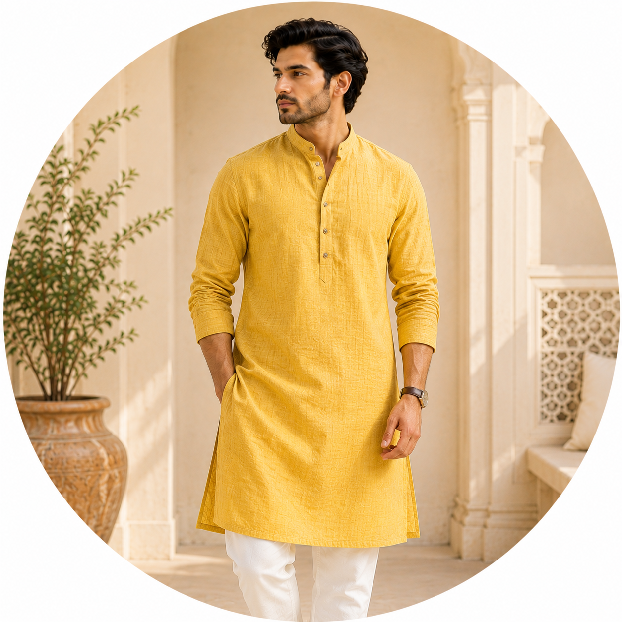 Linen Kurta